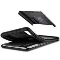 Spigen Coque Slim Armor Samsung Galaxy S21 - Noir