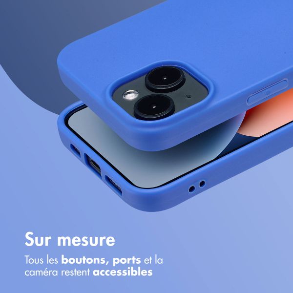 imoshion Coque Couleur Apple iPhone 14 - Cobalt Blue