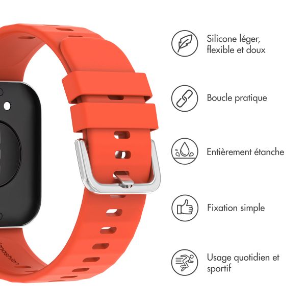 imoshion Bracelet en silicone pour Huawei Watch Fit 3 - Orange