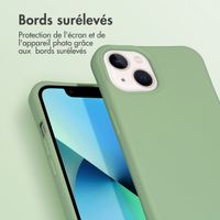 imoshion Coque de couleur avec cordon amovible iPhone 13 - Vert