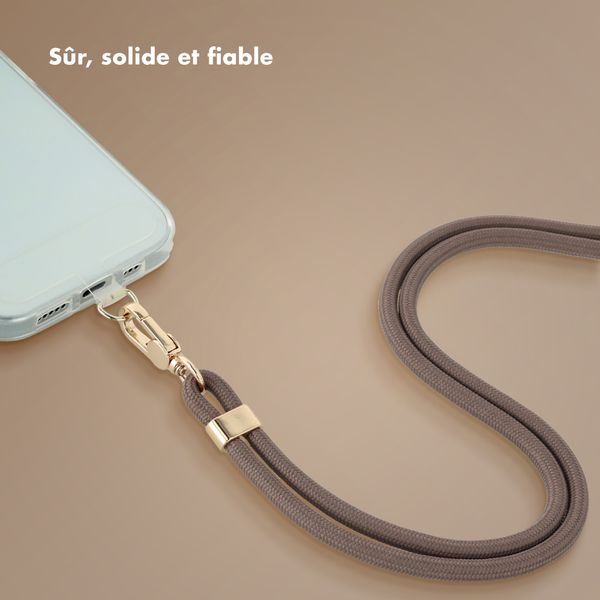 Selencia Cordon de téléphone universel - Mokka