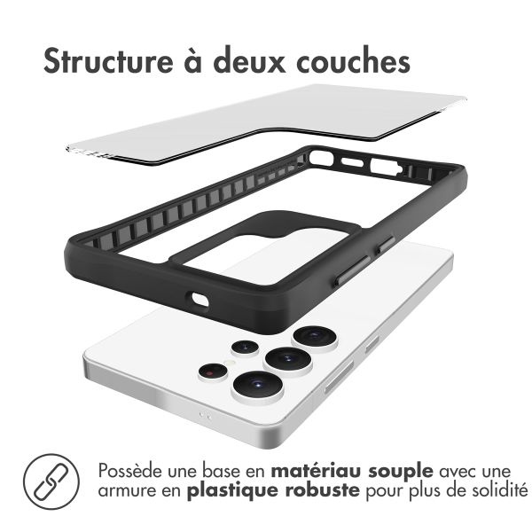 imoshion Rugged Hybrid Carbon Case Samsung Galaxy S25 Ultra - Noir