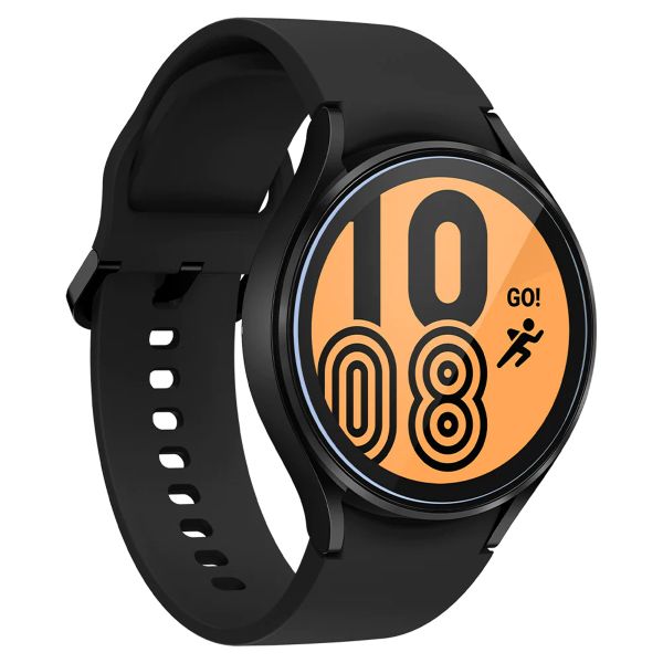 Spigen Protection d'écran EZ FIT Glas.tR avec applicateur Samsung Galaxy Watch 4 / 5 - 44 mm - Transparent