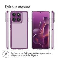 Accezz Coque Clear Motorola Edge 60 Pro - Transparent