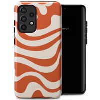 Selencia Coque arrière Vivid Tough Samsung Galaxy A52(s) (5G/4G) - Dream Swirl Orange