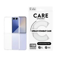 CARE by PanzerGlass Coque Urban Combat Samsung Galaxy Z Flip 7 - Transparent