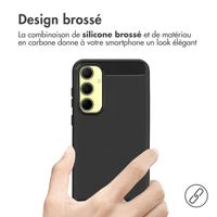 imoshion Coque Brushed Samsung Galaxy A35 - Noir