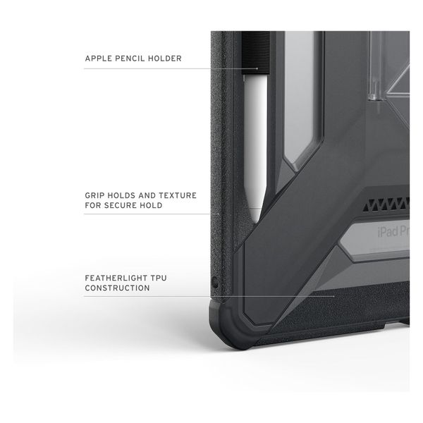 UAG Coque tablette Scout Apple iPad Pro 11 (2025) M5 / (2024) M4 - Ash