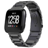 imoshion Bracelet en acier Fitbit Versa / Versa 2 / Versa Lite - Noir