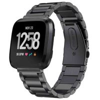 imoshion Bracelet en acier le Fitbit Versa / Versa 2 / Versa Lite - Noir