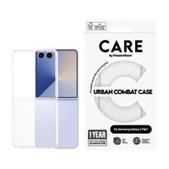 CARE by PanzerGlass Coque Urban Combat Samsung Galaxy Z Flip 7 - Transparent