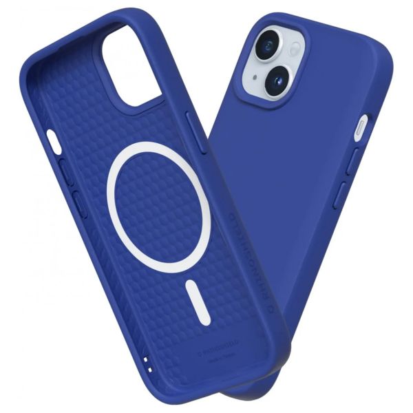 RhinoShield ﻿Coque SolidSuit MagSafe iPhone 15 - Classic Blue