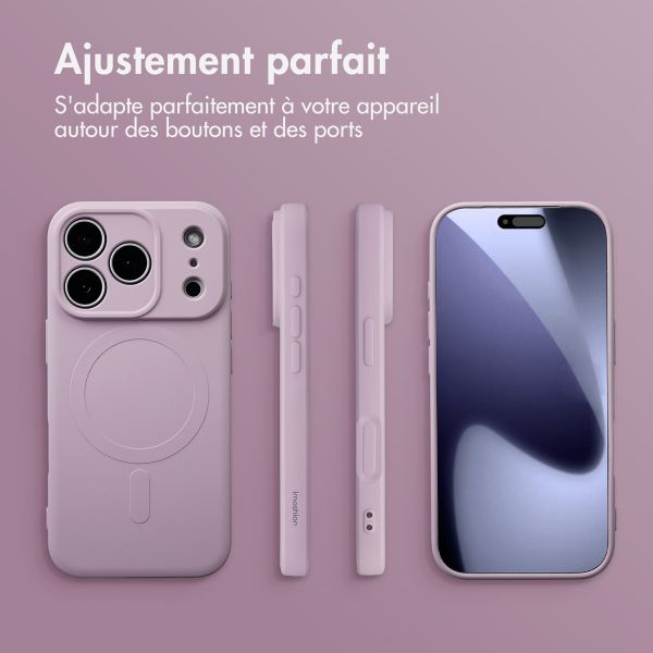 imoshion Coque Couleur avec MagSafe Apple iPhone 17 Pro - Violet