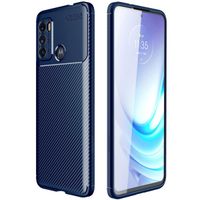 imoshion Coque silicone Carbon Motorola Moto G60 - Bleu