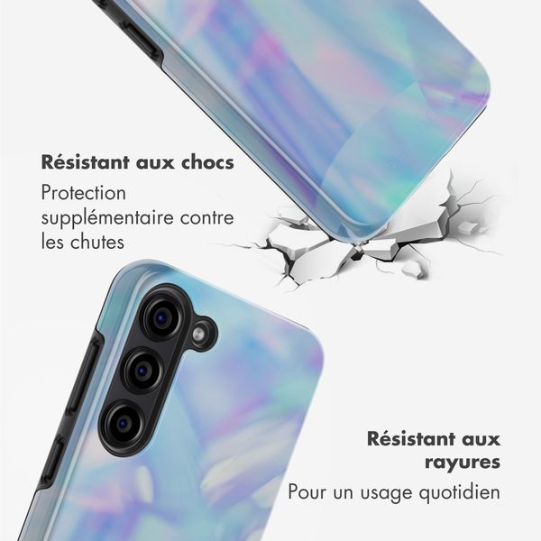Selencia Coque arrière Vivid Samsung Galaxy S23 - Holographic Blue Dream