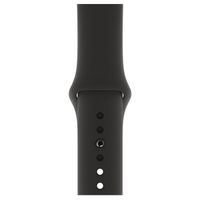 Apple Sport Band Apple Watch Series 1-9 / SE - 38/40/41 mm / Series 10 - 42 mm - Noir