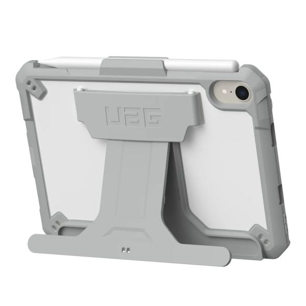 UAG Coque tablette Scout Healthcare avec support et strap Apple iPad Mini 7 (2024) / iPad Mini 6 (2021) - Blanc / Gris