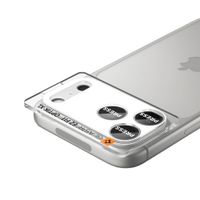Spigen GLAStR EZ Fit Optik protection caméra pour Apple iPhone 17 Pro - Silver