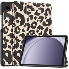 imoshion Coque tablette Design Trifold Samsung Galaxy Tab A11 / A9 8.7 pouces - Leopard