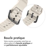 imoshion Bracelet Wave en silicone Samsung Galaxy Watch 4 / 5 / 6 / 7 / FE (20 mm) - Starlight