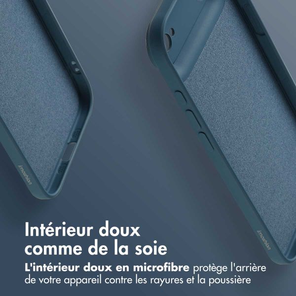 imoshion Coque Couleur avec MagSafe Apple iPhone Air - Bleu foncé