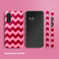 Selencia Coque arrière Vivid Tough Samsung Galaxy A36 / A56 - Wave Vibes Lipstick