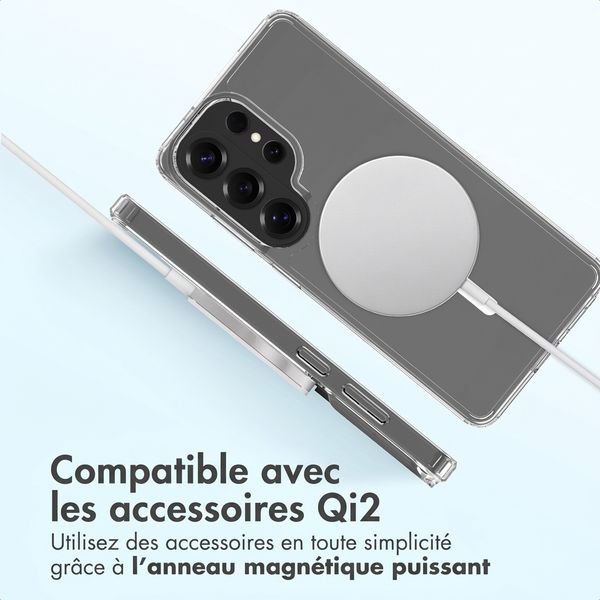 Accezz Coque arrière Xtreme Impact avec MagSafe Samsung Galaxy S26 Ultra - Transparent