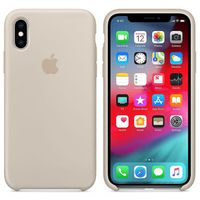 Apple Coque en silicone iPhone Xs / X - Stone