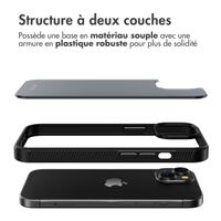 Accezz Coque Givrée Robuste iPhone 15 - Noir