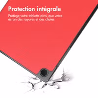 imoshion Coque tablette Trifold Samsung Galaxy Tab A11 Plus - Rouge