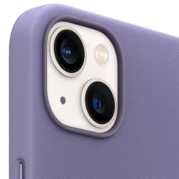 Apple Coque Leather MagSafe Apple iPhone 13 Mini - Wisteria