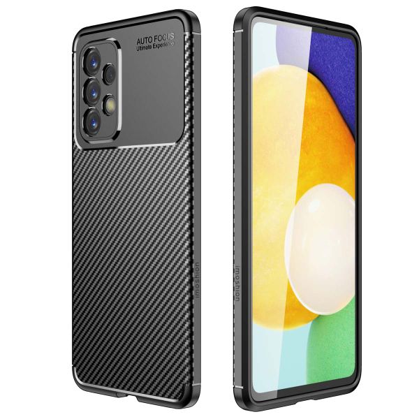 imoshion Coque silicone Carbon Samsung Galaxy A53 - Noir