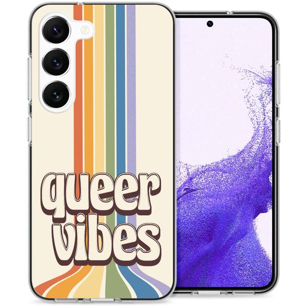 imoshion Coque Design Samsung Galaxy S23 - Rainbow Queer vibes