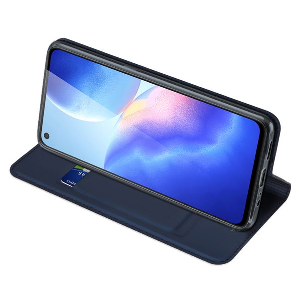 Dux Ducis Étui de téléphone Slim Oppo Find X3 Lite - Bleu foncé