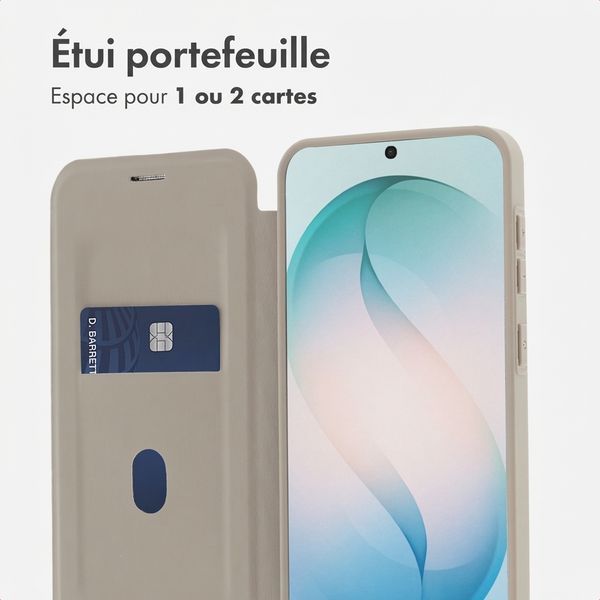 imoshion Bookcase transparente avec MagSafe Samsung Galaxy S26 Ultra - Beige