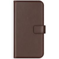 Selencia Étui portefeuille en cuir véritable Samsung Galaxy A42 - Marron