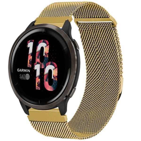 imoshion Bracelet magnétique milanais  - Connexion universelle 22 mm - Taille S - Doré