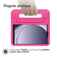 imoshion Coque kidsproof avec poignée Samsung Galaxy Tab A9 8.7 pouces - Rose