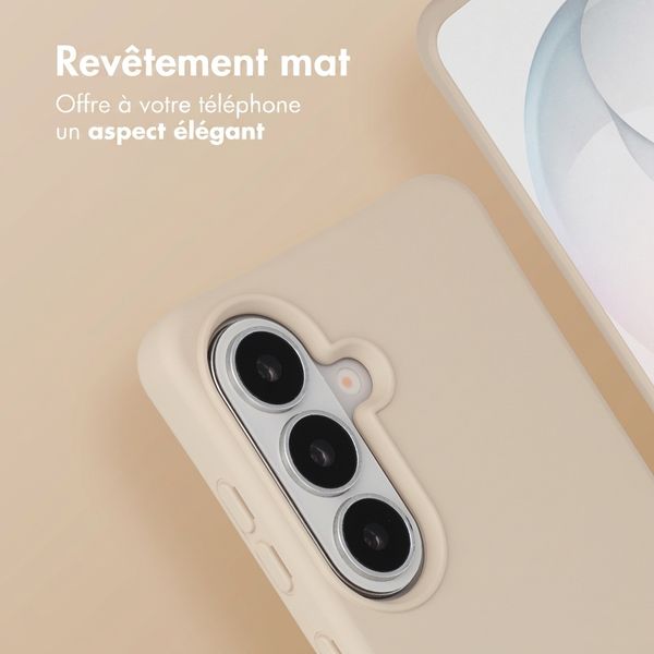 imoshion Coque arrière Color avec cordon amovible et MagSafe Samsung Galaxy S26 - Nude