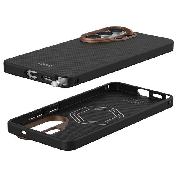 UAG Fibr Armr Coque Arrière avec Anneau Magnétique Samsung Galaxy S26 Ultra - Black / Bronze