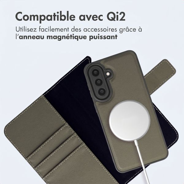 imoshion Étui portefeuille luxe 2-en-1 amovible Samsung Galaxy A57 (5G) - Vert