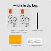 Spigen Glas.tR EZFit Optik Lens Protector 2 pack Apple iPhone 15 Pro / 15 Pro Max
