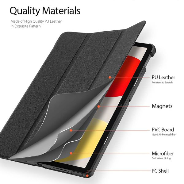 Dux Ducis Coque tablette Domo Xiaomi Redmi Pad SE - Noir