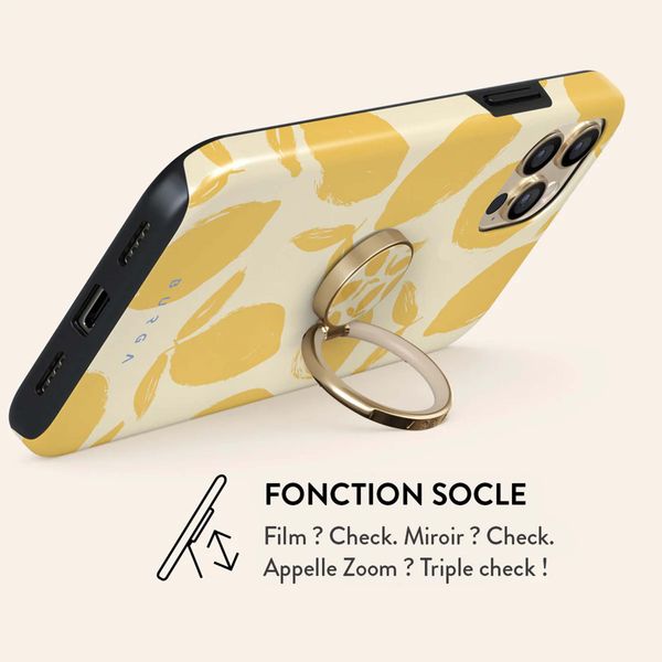 Burga Ringholder Gold - Bague téléphone - Lemon Tart