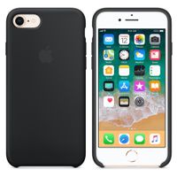 Apple Coque en silicone Apple iPhone SE (2022 / 2020) / 8 / 7 - Noir