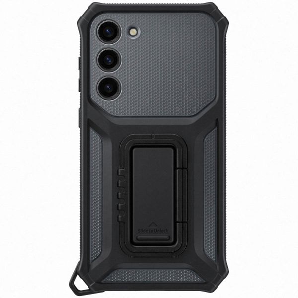 Samsung Coque arrière Rugged Gadget originale Samsung Galaxy S23 Plus - Titan