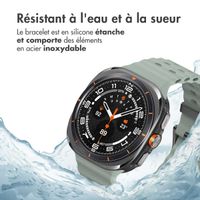 imoshion Bracelet Ocean en silicone Samsung Galaxy Watch Ultra (2024/2025) - Grayish Green