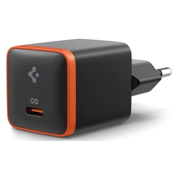 Spigen ArcStation Essential | Chargeur mural USB-C 30 watts - Noir