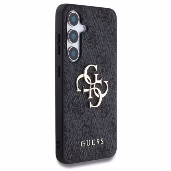 Guess Coque 4G Metal Logo Backcover Samsung Galaxy S25 - Noir