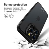 Accezz Coque Givrée Robuste Apple iPhone 15 Pro - Noir